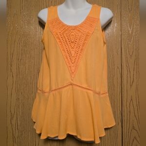 🌟4/$25 Maurices NWT Vibrant Orange Tank Top Sz S